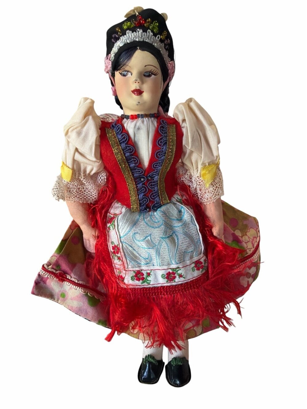 Hungary: Kalotaszeg, Transylvania plastic doll